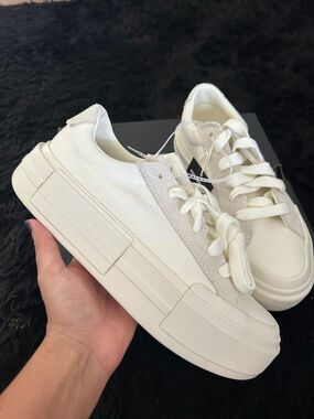 CONVERSE all Star Cruise Low 'Beige White' platform shoes sneakers sz 8.5 new